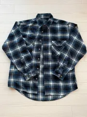 90s オールド UNIQLO フランネル シャツ ジャケット L (103-105)