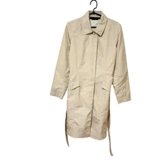 【一点物】Eddie Bauer エディーバウアー アウター ロングコート イエローベージュ ポリエステル100% PSサイズ B16