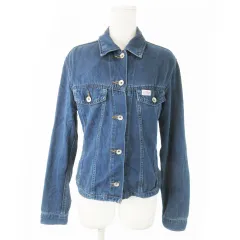 サムシング something ジャケット デニム Gジャン ジージャン 薄手 M 紺 ネイビー /AO8