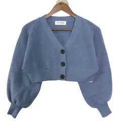 LILY BROWN リリーブラウン 秋冬 ラメ ニット★ カーディガン 羽織り Sz.F レディース