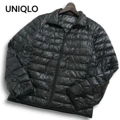 UNIQLO ユニクロ 秋冬★ 軽量 保温 ナイロン ウルトラライト ダウン ジャケット Sz.M メンズ 黒