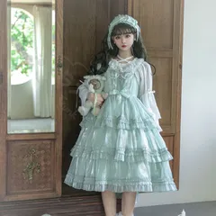 新年クリスマス用コスプレ衣装 スターダストレーロリータワンピー ロリーワンピースグリーンピースで JS三段フリルケーキデザイフェミニンで大人可愛春夏向け洋オリジナルデザイン CCJS1202P342