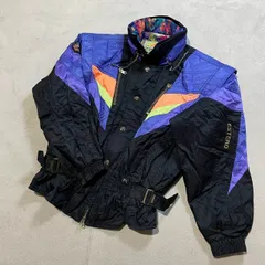 TEAM ESTERO （チームエステロ） ショートジャケット 刺繍ロゴ スキーウェア スノボウェア スノーウェア 80s ヴィンテージ
