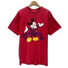 Disney DESIGNS　Tシャツ　90s vintage　90年代　半袖　カットソー　トップス　クルーネック　キャラクター　ディズニー　ミッキー　プリント　USA製
