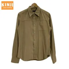 COMME CA DU MODE MEN　プレーンシャツ　90s vintage　90年代　長袖　シャツ　トップス　レギュラーカラー　胸ポケット　無地　日本製　古着