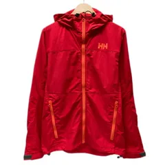 HELLY-HANSEN　ナイロンジャケット　パーカー　フルジップ　袖ベルクロ　ジッパーポケット　無地　ワンポイント　ブランドロゴ　プリント　アウトドア　古着