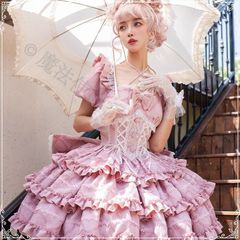 axes femme poetique】 リボン柄ドールjsk - メルカリ