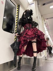 CATCOCOON クラシカルロリィタセットアップ レッド - メルカリ