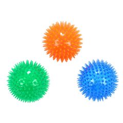 犬 おもちゃ ボール 噛むおもちゃ TPR素材 弾力性 耐久性 3色3個セットR1232