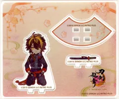 【中古】アクリルスタンド・アクリルパネル 火車切 跪坐ミニアクリルスタンド 「刀剣乱舞-ONLINE- 十周年 第三弾×animatecafe」