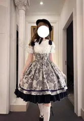 【美品★新品未使用】コスプレ衣装 豪華姫系  lolita 可愛 レトロ風 オリジナル 洋服 ロリータ ワンピース  美しい刺繍 CJS1205P045