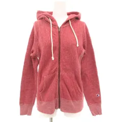 チャンピオン CHAMPION リバースウィーブ REVERSE WEAVE ジップアップパーカー ジャケット フーディー 裏毛 ロゴ M 赤 レッド /GV ■GY12