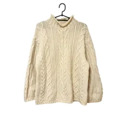 【美品】KUMIKYOKU クミキョク ニットセーター ケーブルニット タートルネック セーター 長袖 2サイズ B16