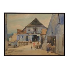 【真作】呉斉旺 TAXCO 水彩画 風景画 真作】呉斉旺 TAXCO 水彩画 風景画 - メルカリ