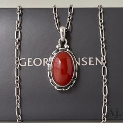 ジョージジェンセン ネックレス ペンダント 436 フラワー アメジスト