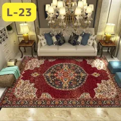 【公式】 ルナシェ * Lunache 120*160 ペルシャ 絨毯 カーペット キリム ラグ マット 2畳 3畳 北欧風 おしゃれ 花柄 アンティーク ヴィンテージ テレワーク 120cm×160cm ジャスミンラグL