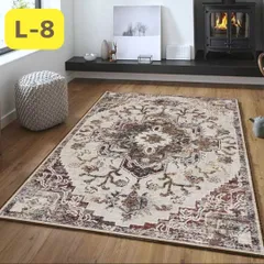 【公式】 ルナシェ * Lunache 180*250 ペルシャ 絨毯 カーペット キリム ラグ マット 2畳 3畳 北欧風 おしゃれ 花柄 アンティーク ヴィンテージ テレワーク 180cm×250cm ジャスミンラグL