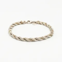 ヴィンテージ ティファニー ツイストロープ ブレスレット 18.7cm 90年代