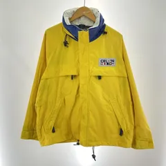 【中古】オールドRALPH LAUREN ナイロンJKT サイズL 黄 ラルフローレン[91]