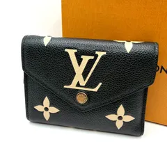 ルイヴィトン アンプラント ヴィクトリーヌ バイカラー 折り財布　新型