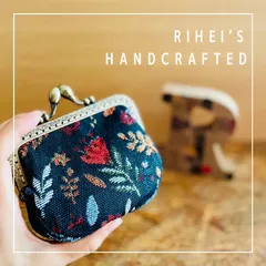 106 SALE！！かわいい❤︎ボタニカルなお花模様のがま口ポーチ