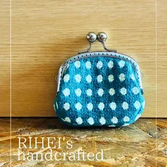 103 SALE！！ドットが可愛い❤︎がま口ポーチ（グリーン）