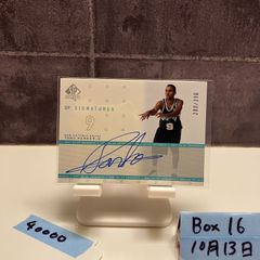 2001-02 Upper Deck Tony Parker 200/390 直筆サインカード San Antonio Spurs SP Signatures カード