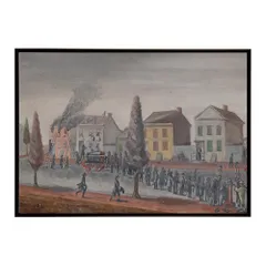 【B3サイズ（約36x51cm）】【bn-poster-5745】フレーム付き ポスター 名画 絵画 横 インテリア 勇気 デジタルリマスター