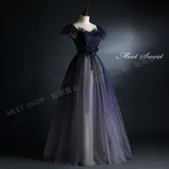 ウェディングドレス ウエディングドレス カラードレス 舞台衣装 ロングドレス 演奏会用ドレス ネイビー Aライン 発表会ドレス 大人 コンクール コンサート ステージドレス 上品 大きいサイズ 結婚式 二次会 イブニングドレス CLF222