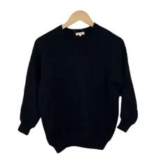 demylee(デミリー) 長袖セーター サイズS レディース美品  - ダークネイビー カシミヤ混