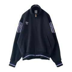 90ｓ　adidas　トラックジャケット　ジャージ　トレフォイル刺繍　デサント