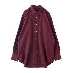 美品 UR×トーマスメイソン L コットンタイプライター 長袖シャツ