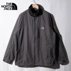 ノースフェイス THE NORTH FACE リバーシブル フリース L グレー ブラック フライトシリーズ FLIGHT SERIES ナイロンジャケット ボアジャケット フリース テック ストリート Y2K オーバーサイズ 古着 A5610