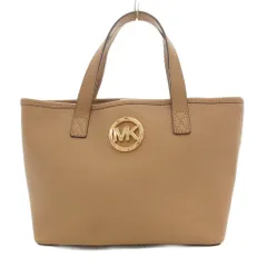 マイケルコース MICHAEL KORS ハンドバッグ ミニトート PVC ロゴ ブラウン /UO ■GY18