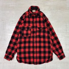 50s ~ 60s Vintage L.L.BEAN LLBEAN ヴィンテージ エルエルビーン ウール バッファロー ブロック チェック シャツ SHIRT サイズ 14