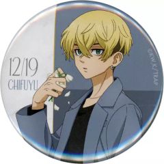 [중고] 배지 핀즈 마츠노 치유키 [도쿄 리벤저즈 POP UP SHOP in 마루이 트레이딩 캔 배지 dusty flower ver.]