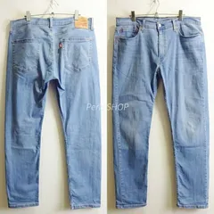 Levi's　リーバイス　502　W93cm / W36 / XL　クール　レギュラーテーパーデニム　ハイストレッチ　メンズ　ナイロン配合　ライトブルー　ビッグサイズ