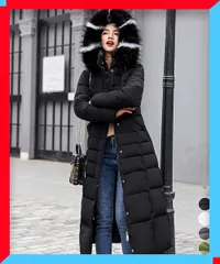 新品 レディース キルティング フェイクダウンコート ロング丈 ベルト付き ロングコート 冬 韓国風 おしゃれ【送料無料】