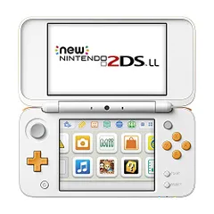 Newニンテンドー2DS LL 【ホワイト×オレンジ】任天堂 ニンテンドー 2ds ll 本体 ゲーム機 おもちゃ 家 おうち プレゼント【新品】