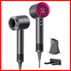 【数量限定】スマートメモリー搭載 4段階温度調節×3段階風量 サロン級の仕上がり 温冷風ワンタッチ切替 静電気抑制 高速風40m/s 髪に潤い 1400W ヘアケア 速乾 髪質改善 ヘアドライヤー マグネットノズル・ホルダー付き 高濃度マイナスイオン 軽量設計