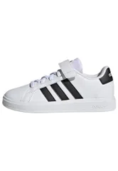 adidas GRAND COURT 2.0 EL K [フットウェアホワイト/コアブラック/コアブラック(GW6521)] [24.0 cm]