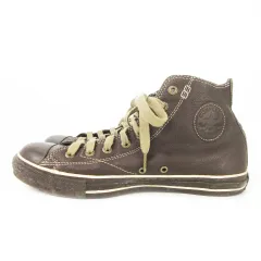 コンバース CONVERSE ALL STAR EUROPEAN HI スニーカー ハイカット レースアップ レザー 28.5cm 茶 ブラウン 1J857 /AO1 ■GY01