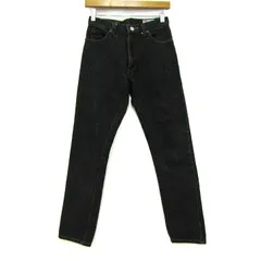ラングラー デニムパンツ ボトムス ジーンズ 日本製 レディース 28サイズ ブラック Wrangler 【中古】