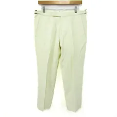 エルメネジルドゼニア パンツ ボトムス テーパード 大きいサイズ メンズ 6-48Rサイズ クリーム Ermenegildo Zegna 【中古】