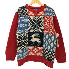 チャップスラルフローレン CHAPS RALPH LAUREN ノルディック柄 クルーネックセーター メンズ JPN：L 