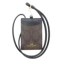 コーチ COACH カードケース パスケース シグネチャー ロゴ ダークブラウン /AE ■GY18