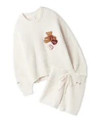 今期ジェラートピケ 【ONLINE限定】ベビモコベアさがらプルオーバー＆ショートパンツセット