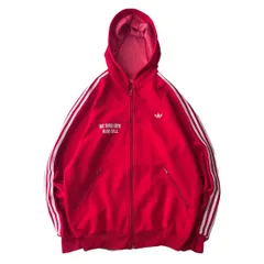 old　adidas　トラックジャケット　トレフォイル刺繍　フーディ　カレッジ　80ｓ