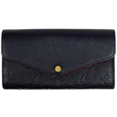 ルイ・ヴィトン Louis Vuitton ポルトフォイユ サラ 札入れ 小銭入れ 長財布 モノグラムアンプラント マリーヌルージュ M62125 レディース 【中古】