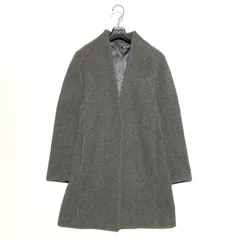 L’Appartement DEUXIEME CLASSE アパルトモン ドゥーズィエムクラス ノーカラーコート ウール カシミヤ グレー 36のサムネイル